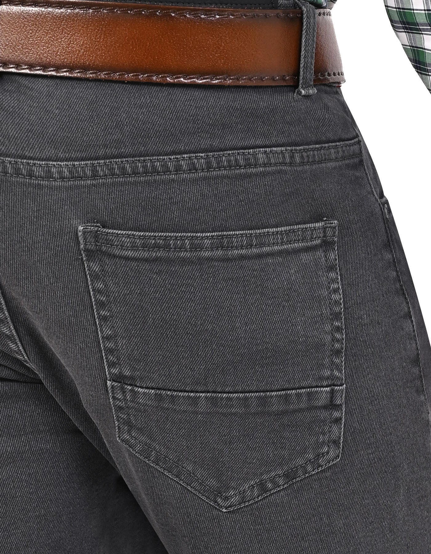 D Grey Straight Fit  Denim DM2604-38