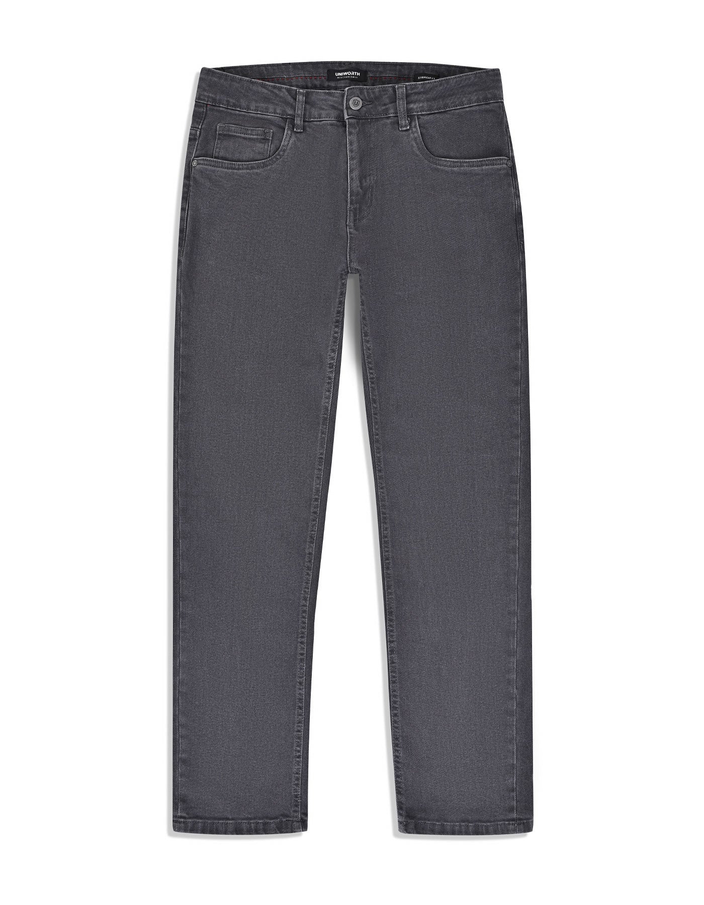 D Grey Straight Fit  Denim DM2604-34