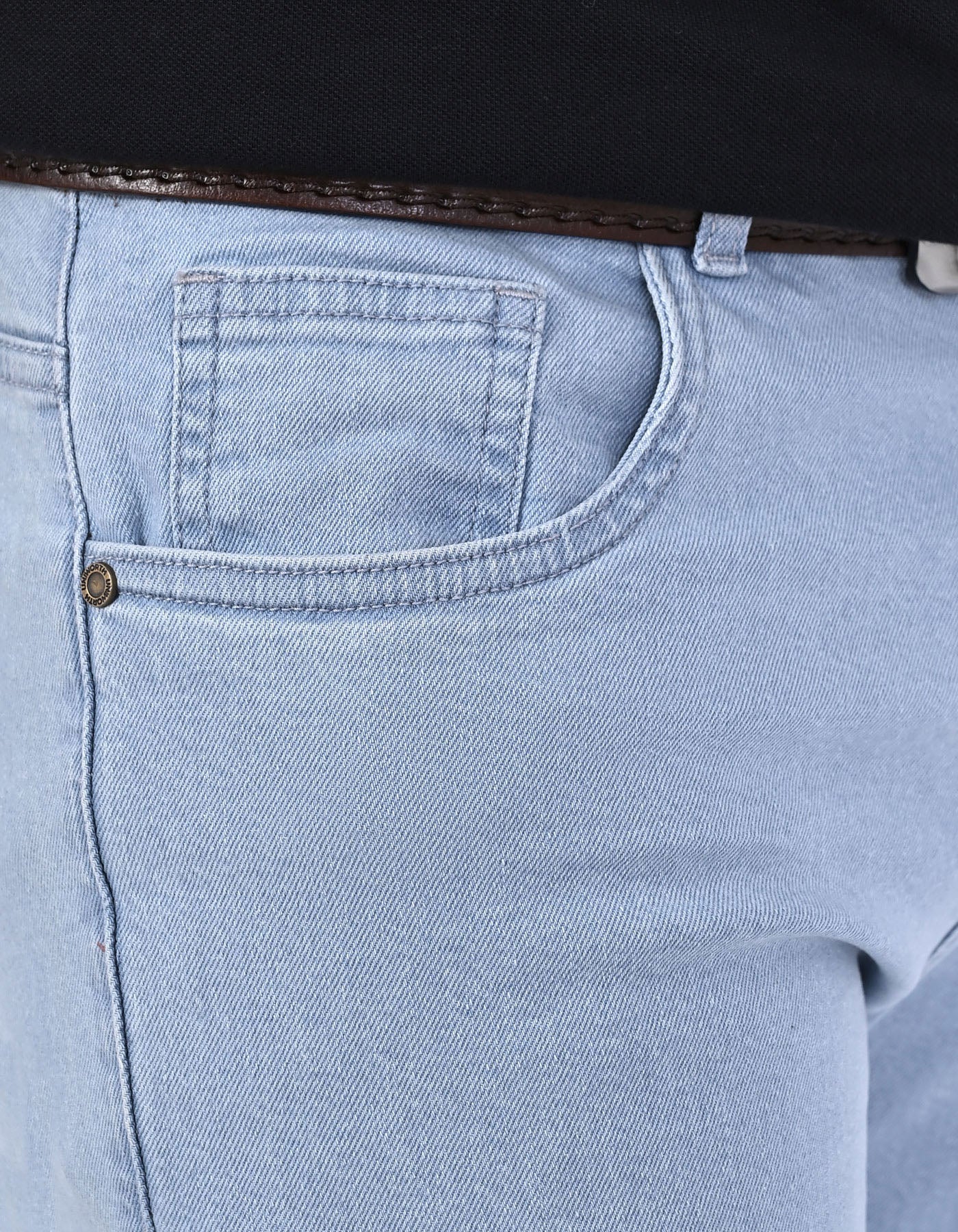 Ice Blue Straight Fit  Denim DM2605-36
