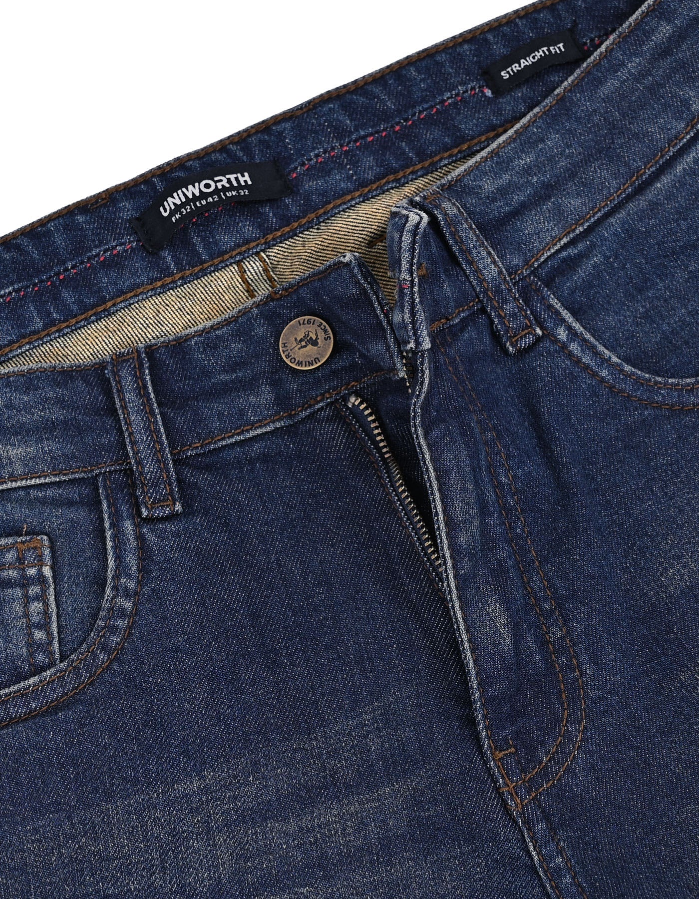 M Blue Straight Fit  Denim DM2615-32