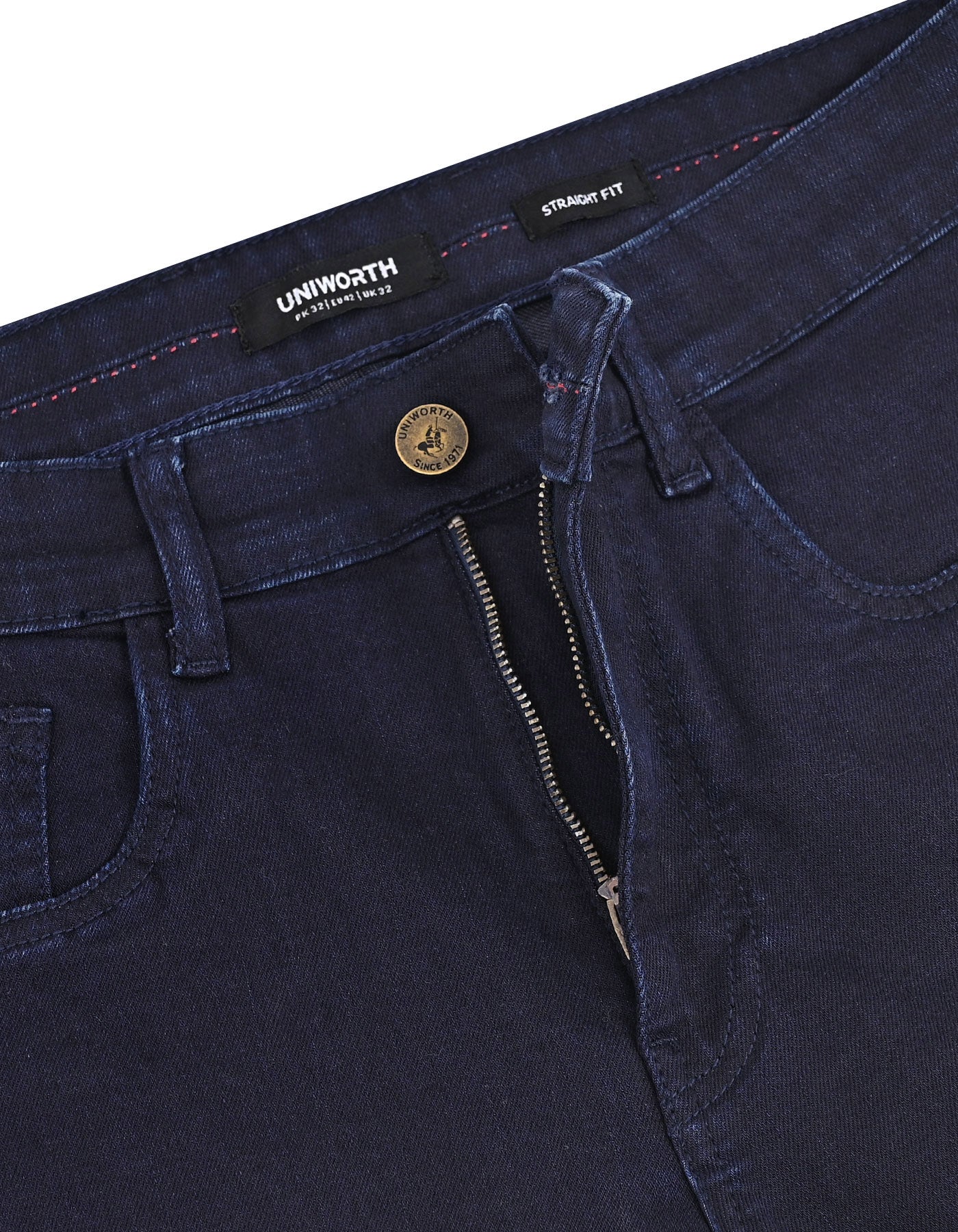 Navy Straight Fit  Denim DM2616-34