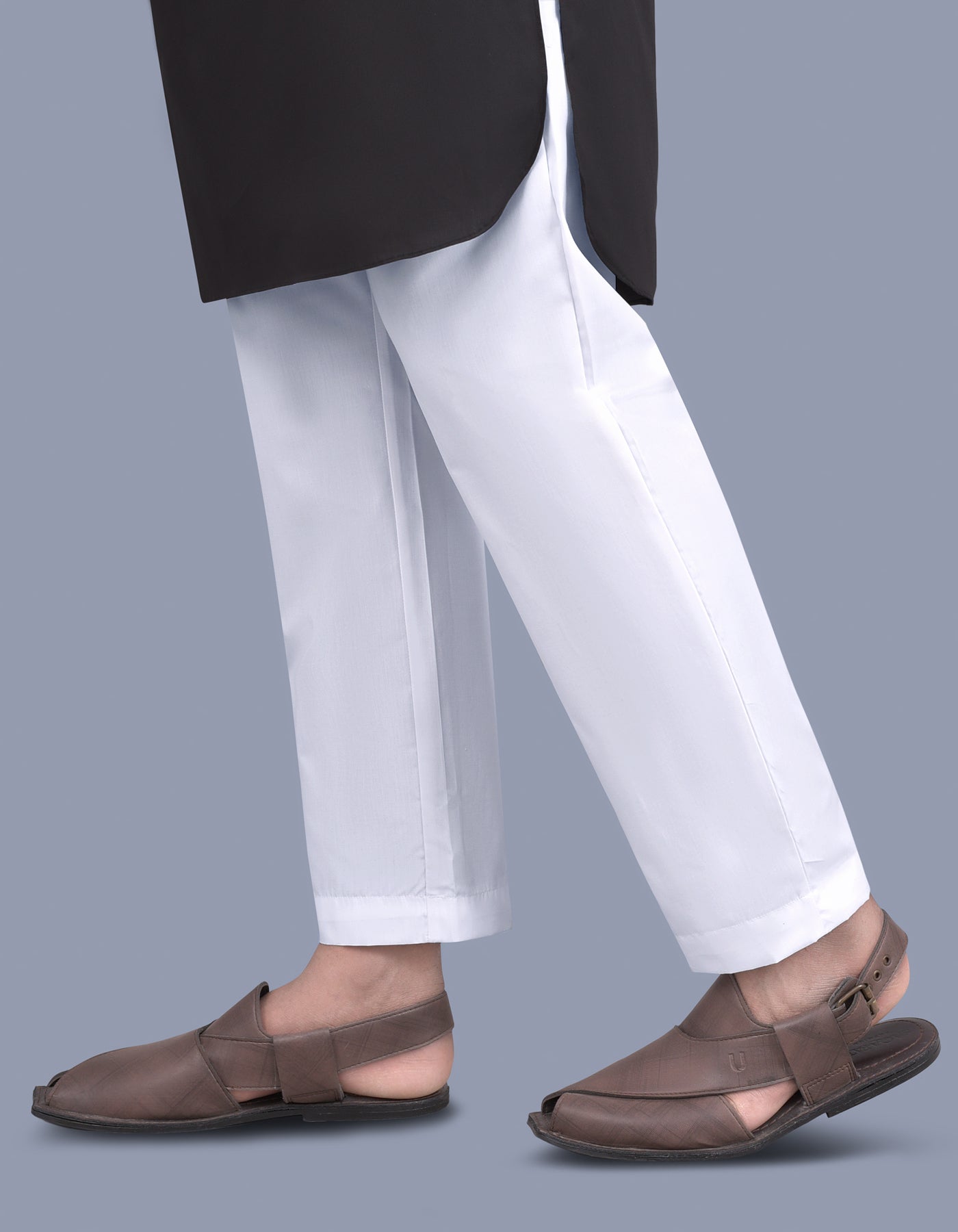 White Plain Ethnic Pajama EP2400-M