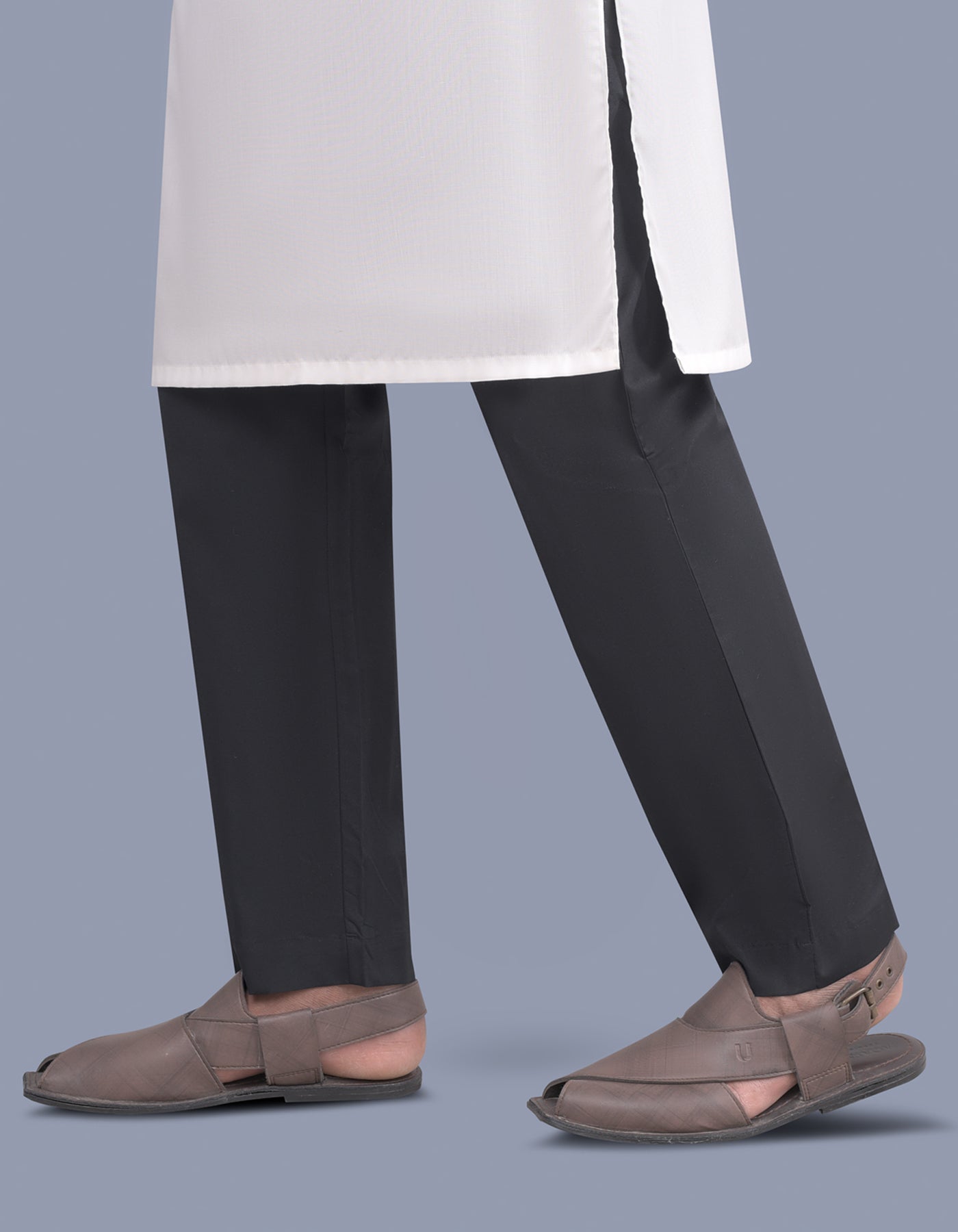 Black Plain Ethnic Pajama EP2402-S