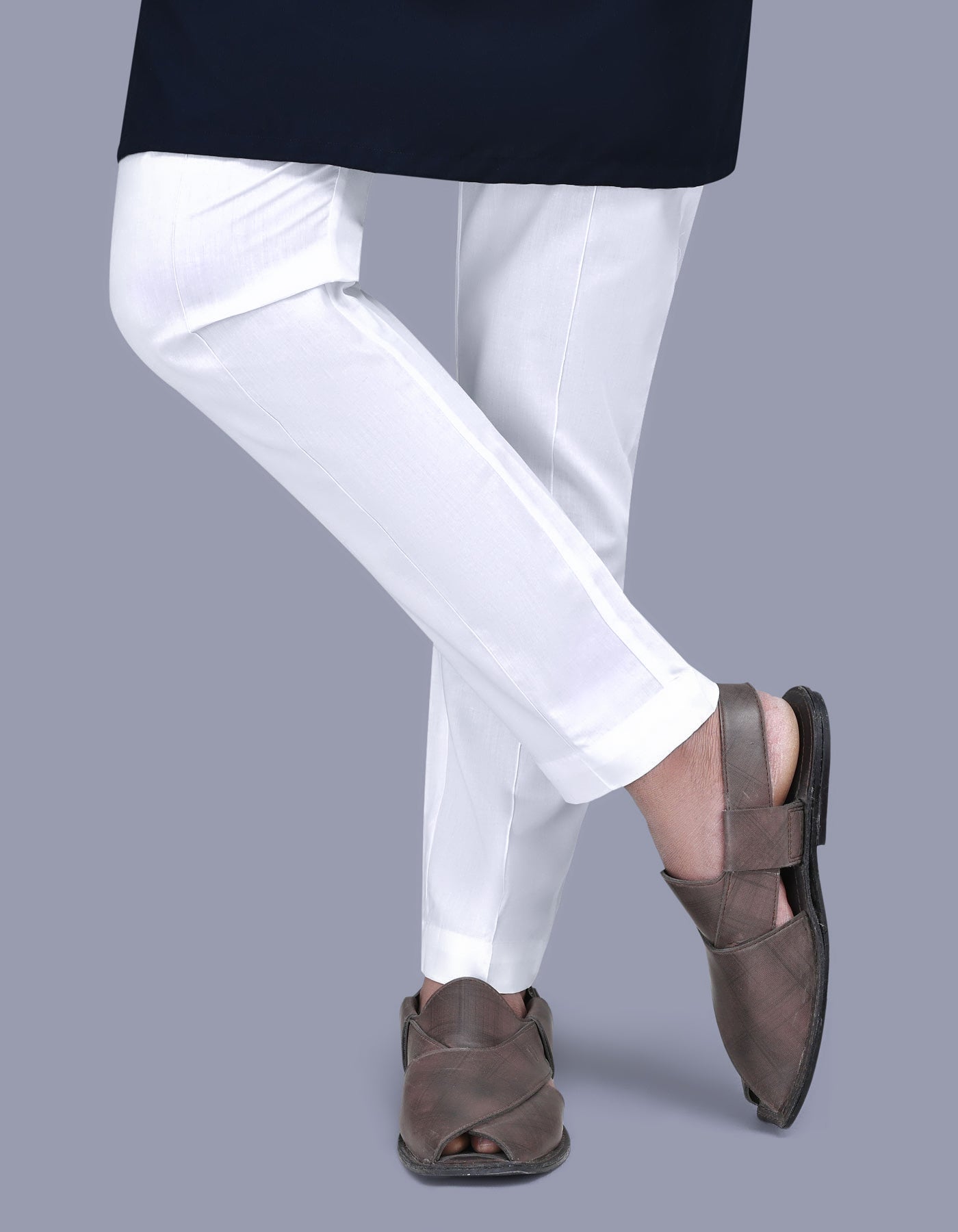 White Plain Ethnic Pajama EP2501-M