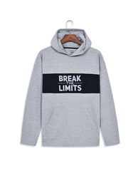 Gym Hoodie Heather Grey FGH2505-1 Pull Over Uniworth FGH2505-1-S