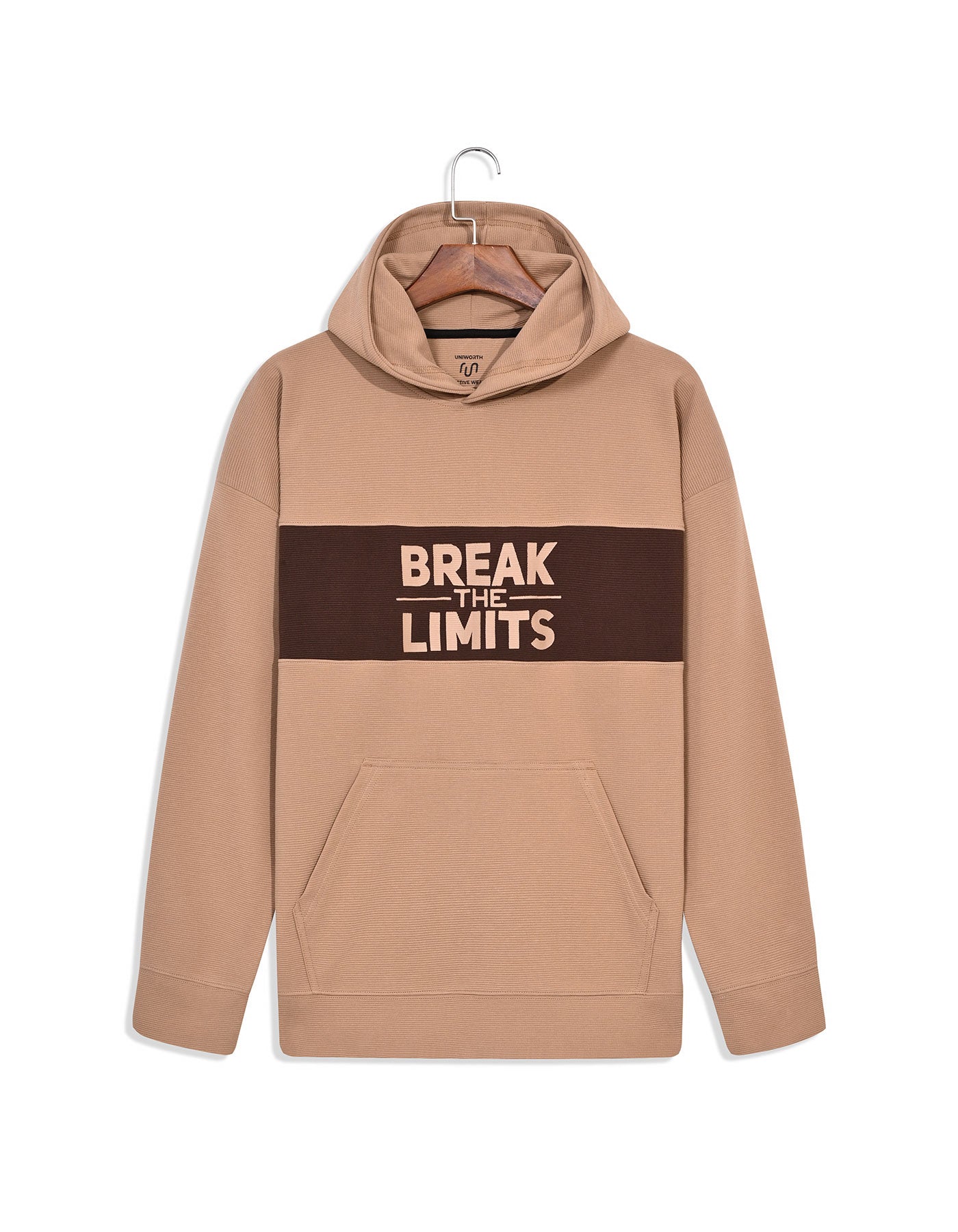 Gym Hoodie Camel FGH2505 Pull Over Uniworth FGH2505-S