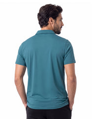 Teal Plain Gym Polo