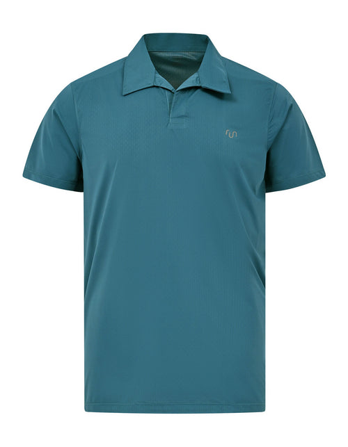 Teal Plain Gym Polo