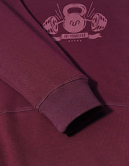 Gym Sweat Shirt  Green FGSW2501-1 Printed Uniworth FGSW2501-1-L