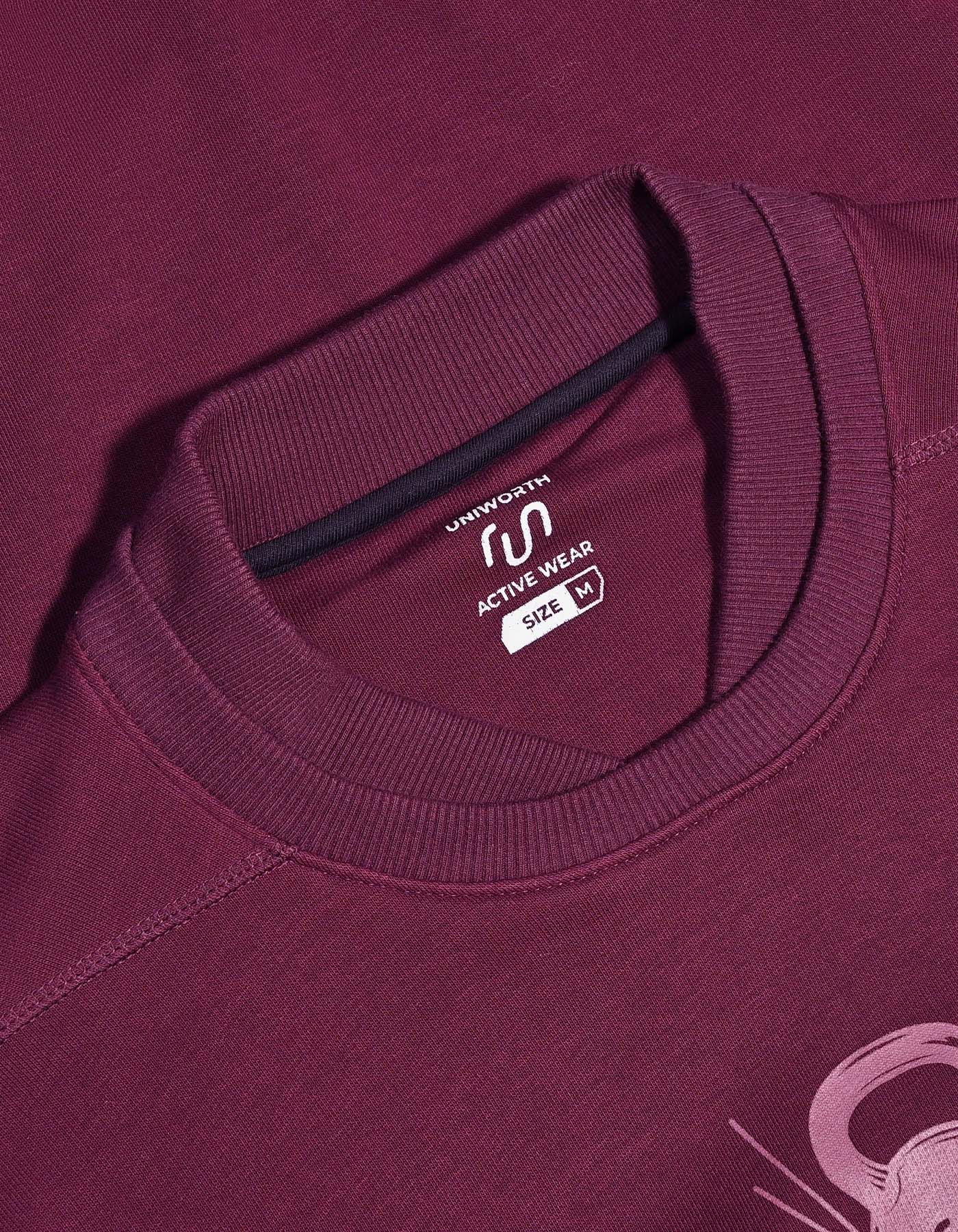 Gym Sweat Shirt  Green FGSW2501-1 Printed Uniworth FGSW2501-1-M