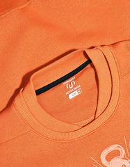 Gym Sweat Shirt  Mustard FGSW2501-3 Printed Uniworth FGSW2501-3-M