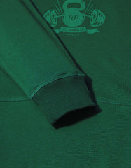 Gym Sweat Shirt  Green FGSW2501 Printed Uniworth FGSW2501-L