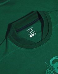 Gym Sweat Shirt  Green FGSW2501 Printed Uniworth FGSW2501-M