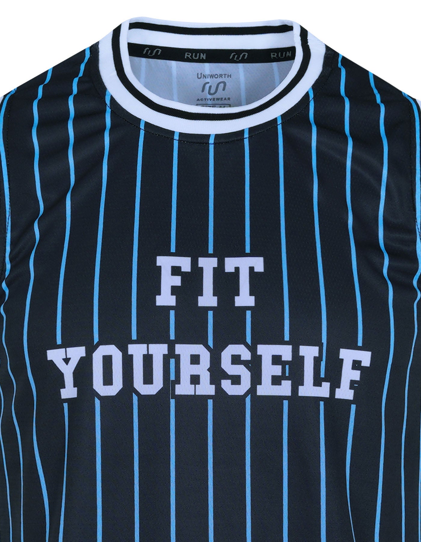 Black Sleeveless Gym Tee FGT2300-L