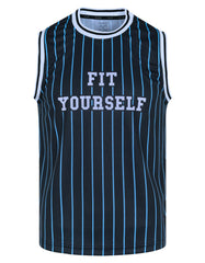 Black Sleeveless Gym Tee FGT2300-M