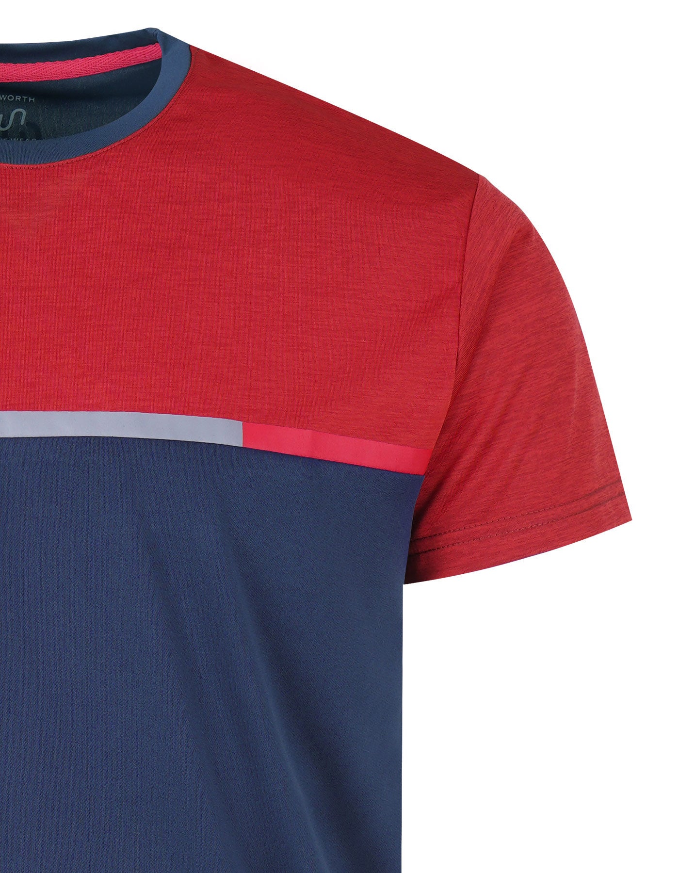 Navy/Red  Gym Tee FGT2303-2-M