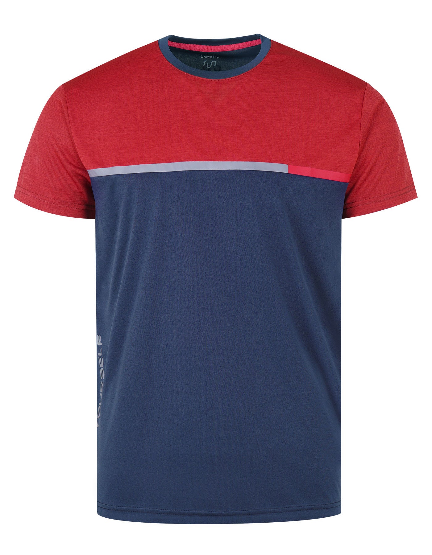 Navy/Red  Gym Tee FGT2303-2-S