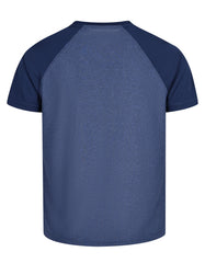 Navy Texture Raglan Gym Tee