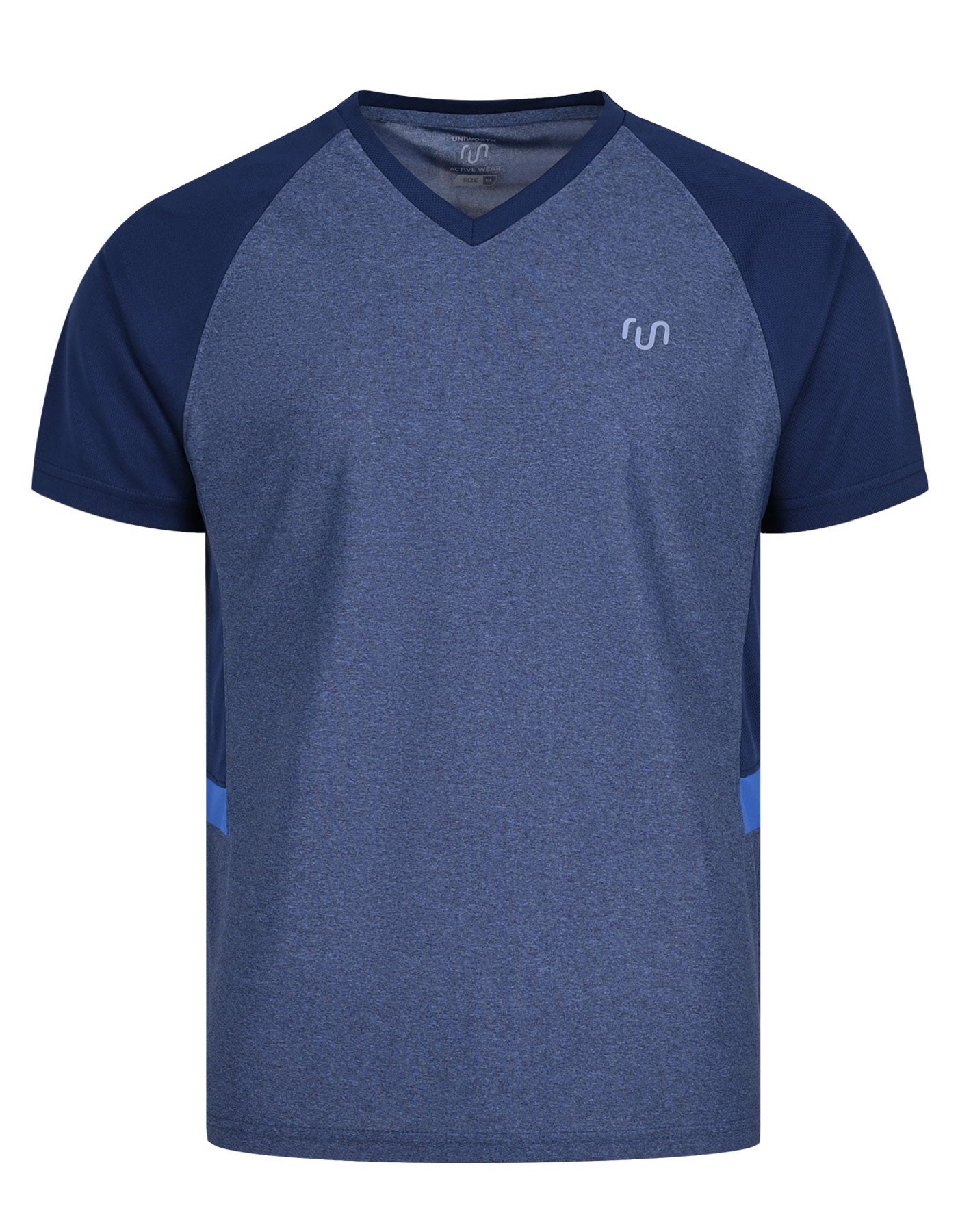 Navy Half Sleeves Gym Tee FGT2408-XL
