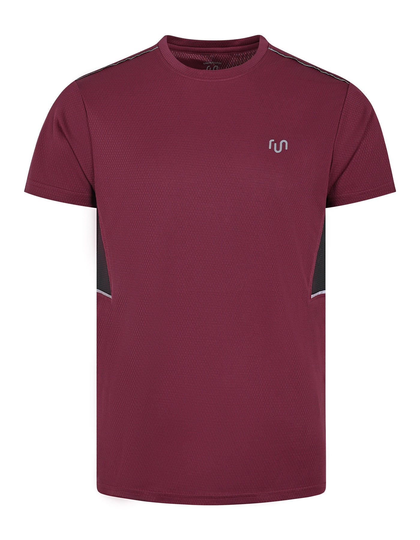 Maroon Half Sleeves Gym Tee FGT2420-L