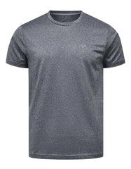 Charcoal Half Sleeves Gym Tee FGT2501-1-S