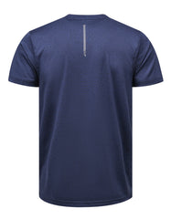 Navy Half Sleeves Gym Tee FGT2501-2-L