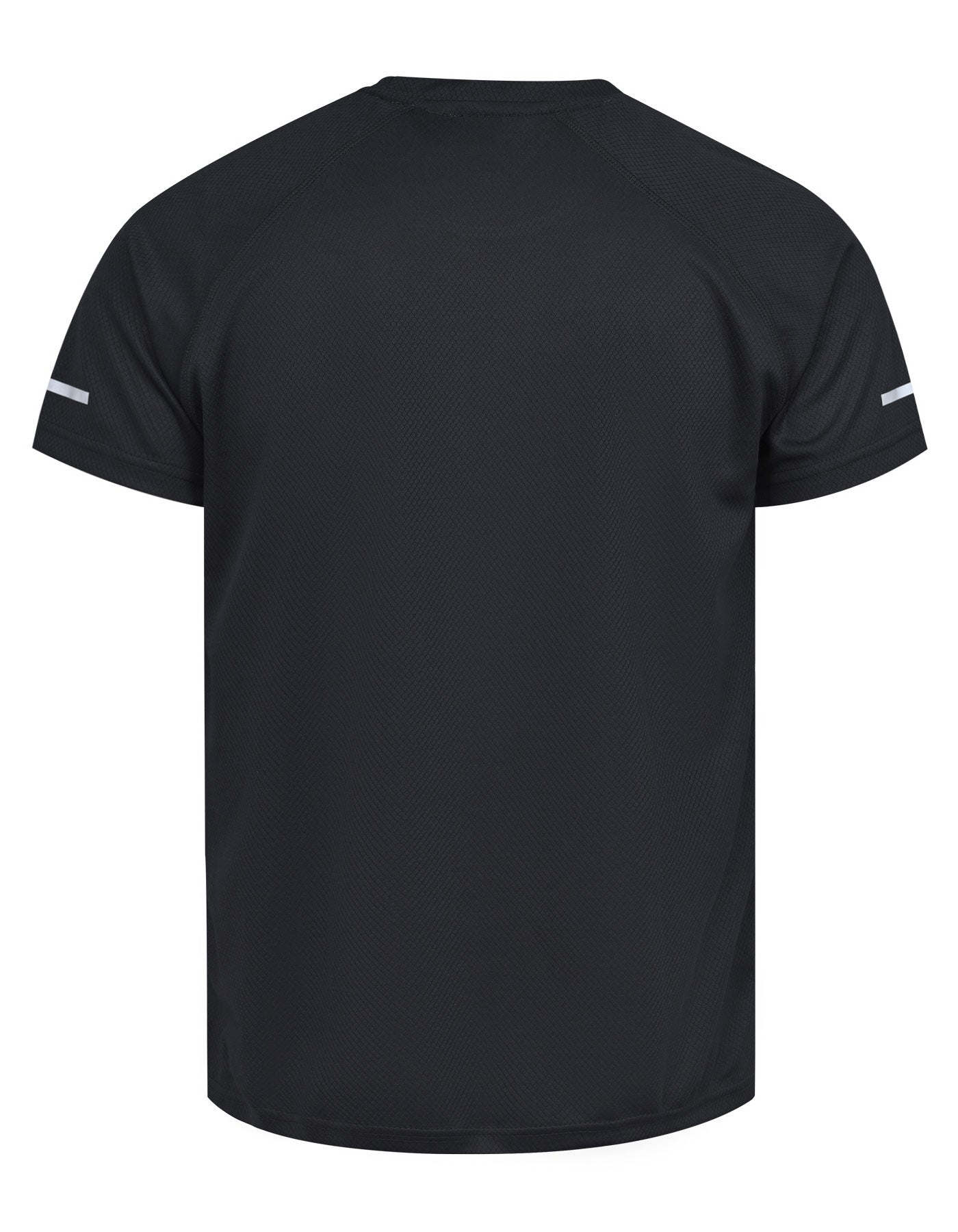 Black Half Sleeves Gym Tee FGT2502-3-XL