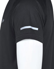 Black Half Sleeves Gym Tee FGT2502-3-L