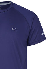 Navy Half Sleeves Gym Tee FGT2502-4-M