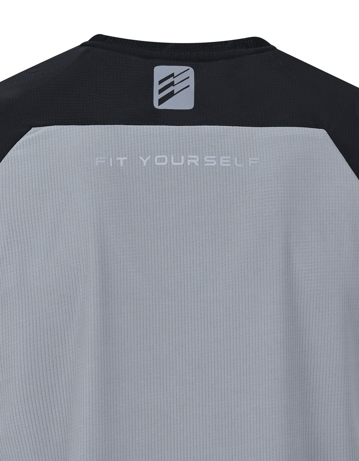 Black Half Sleeves Gym Tee FGT2504-2-XL