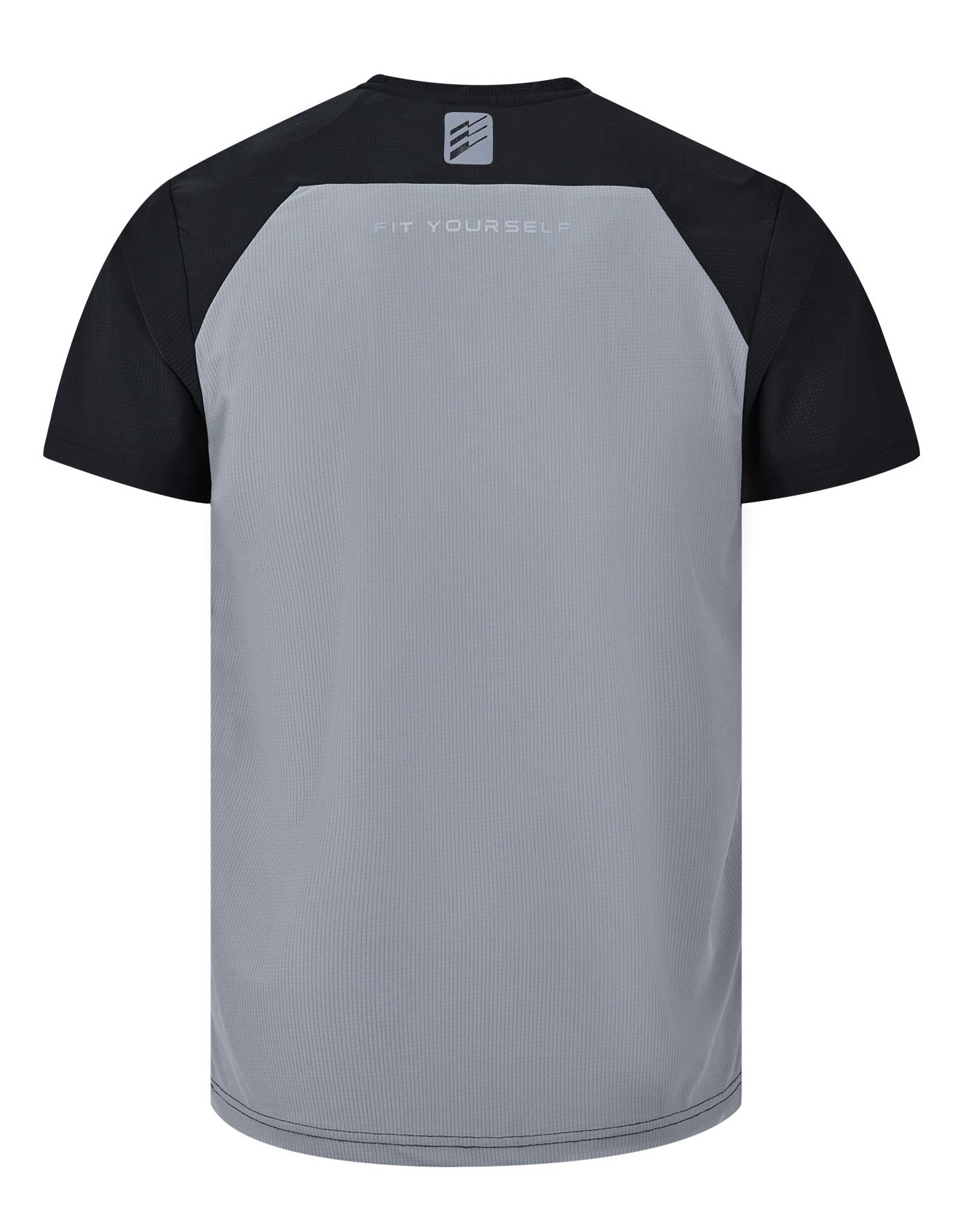 Black Half Sleeves Gym Tee FGT2504-2-XXL