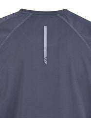Grey Half Sleeves Gym Tee FGT2600-1-L