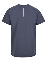 Grey Half Sleeves Gym Tee FGT2600-1-XL