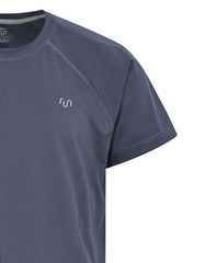 Grey Half Sleeves Gym Tee FGT2600-1-M