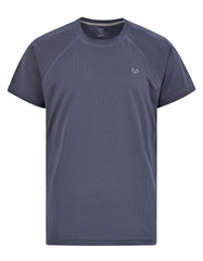 Grey Half Sleeves Gym Tee FGT2600-1-S