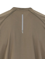 Khaki Half Sleeves Gym Tee FGT2600-2-XL