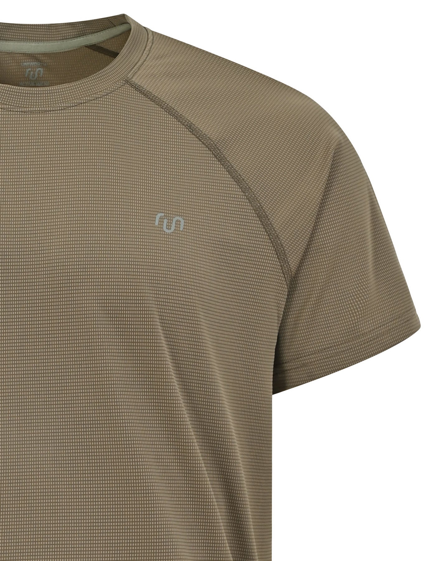 Khaki Half Sleeves Gym Tee FGT2600-2-M