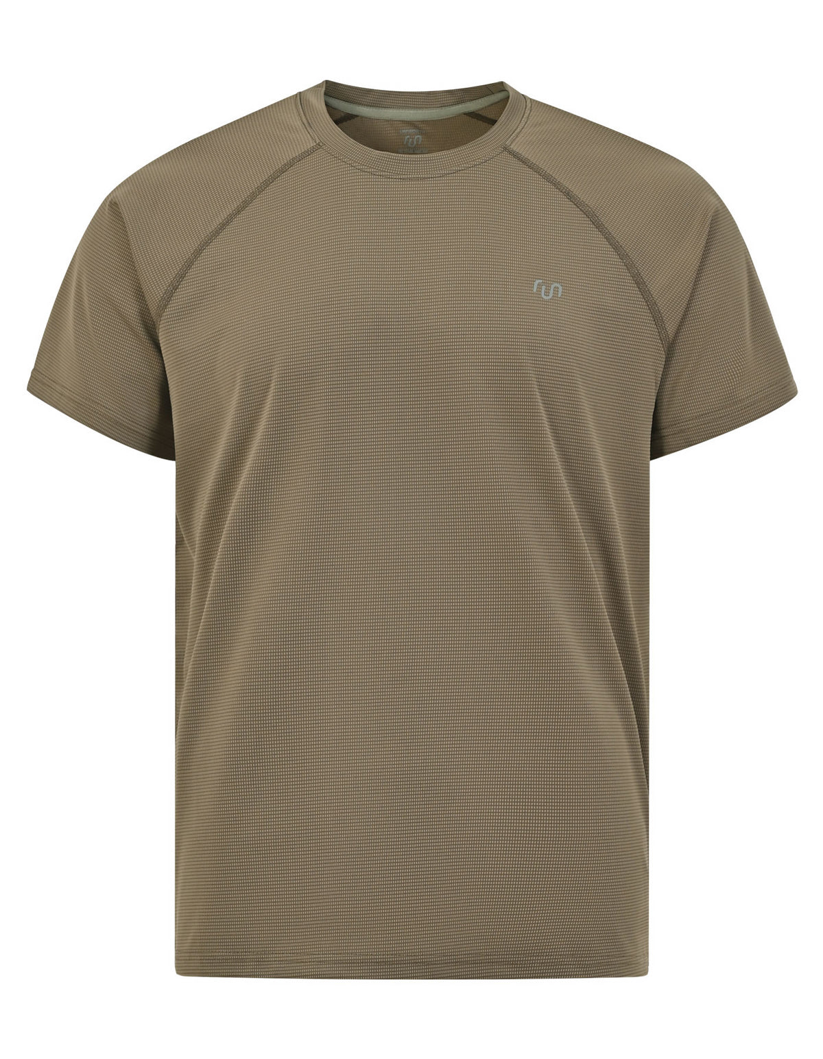 Khaki Half Sleeves Gym Tee FGT2600-2-S