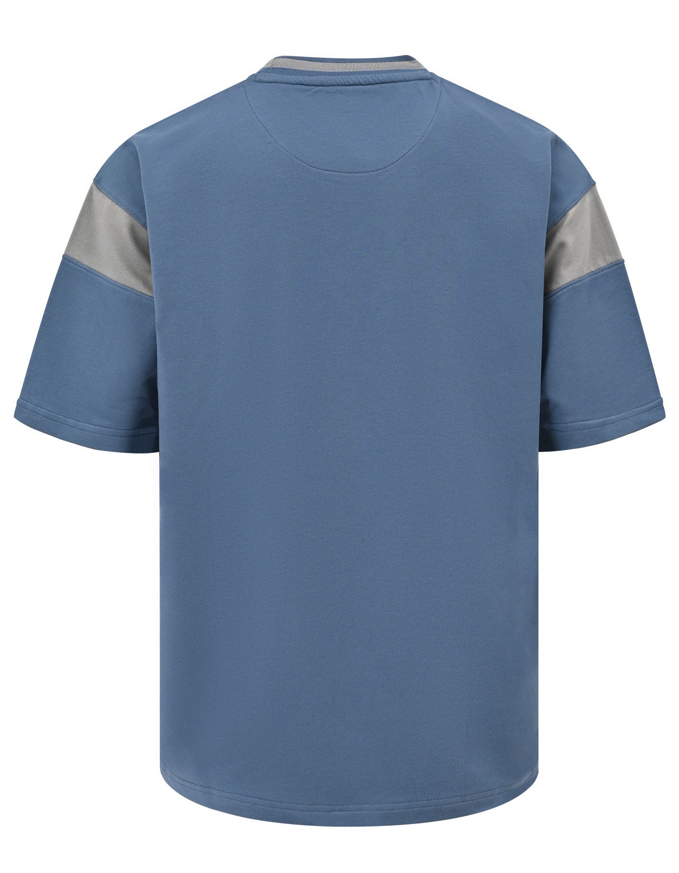 Aura Blue Half Sleeves Gym Tee FGT2601-1-XL