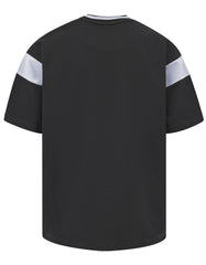 Black Half Sleeves Gym Tee FGT2601-2-XL