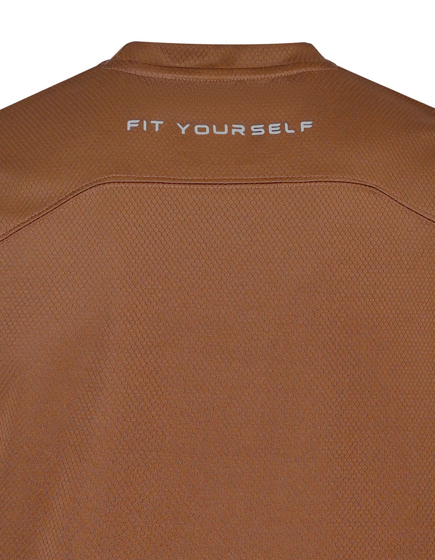 Brown Half Sleeves Gym Tee FGT2602-3-XL