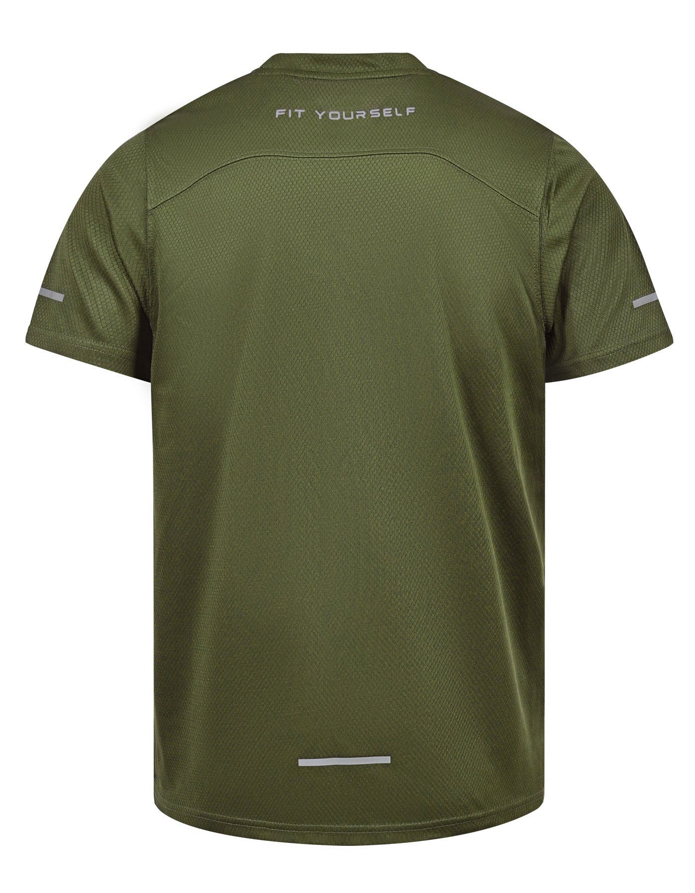 Olive Half Sleeves Gym Tee FGT2602-6-XXL