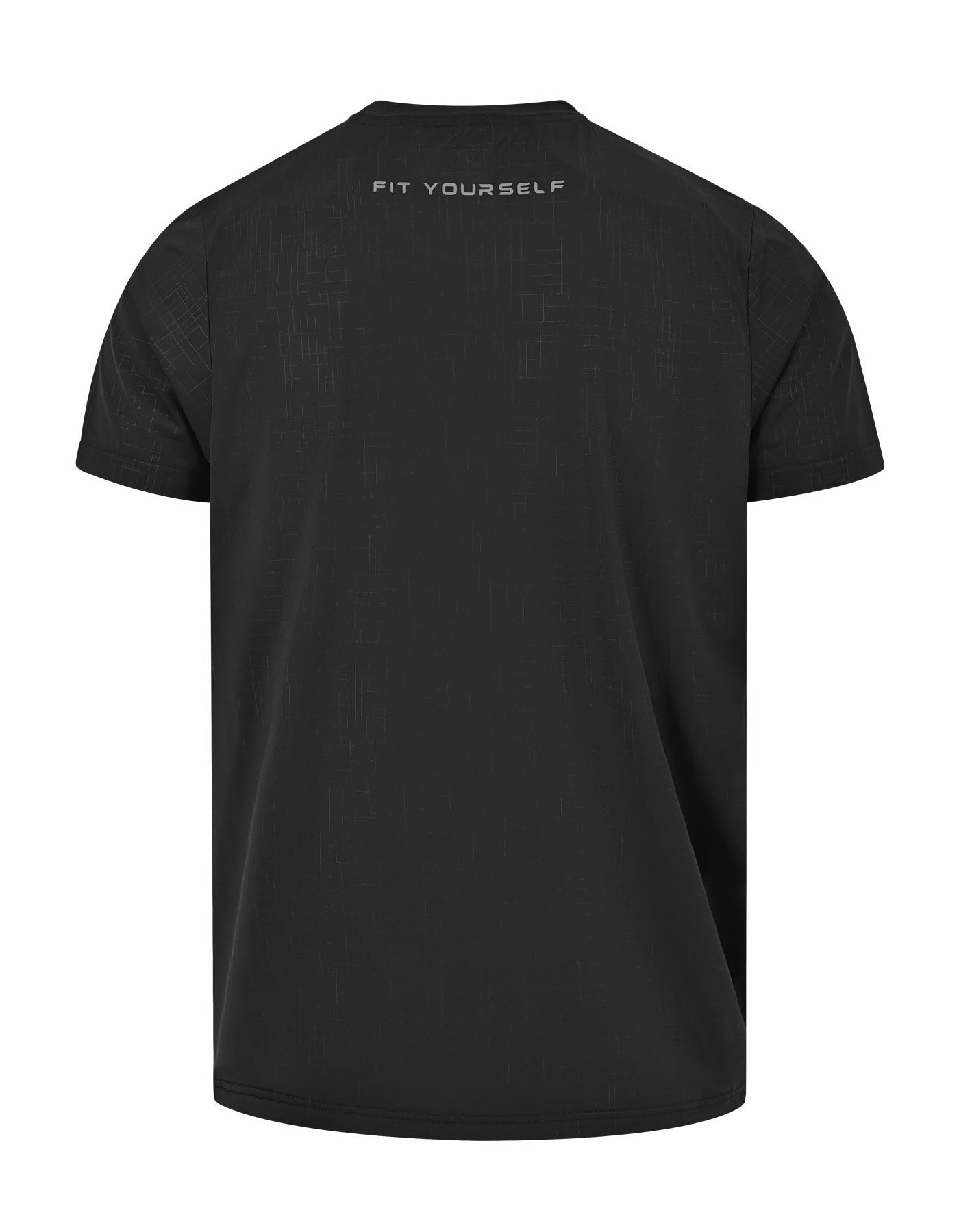 Black Half Sleeves Gym Tee FGT2604-XXL
