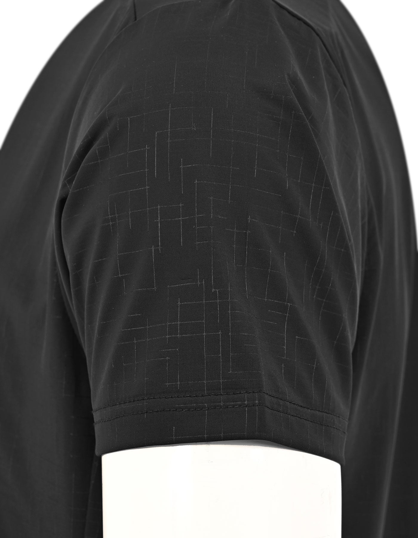 Black Half Sleeves Gym Tee FGT2604-L