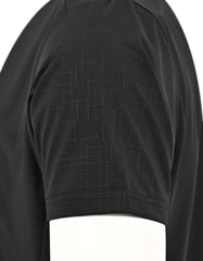Black Half Sleeves Gym Tee FGT2604-L