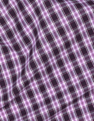 Check White/Purple Tailored Smart Fit Shirt FS1047SF-16