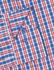 Check Blue/Red Tailored Smart Fit Shirt FS1049SF-15.5