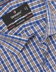 Check Blue Classic Fit Shirt FS1057RF-15