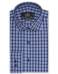 Check Navy Classic Fit Shirt FS1061RF-14.5