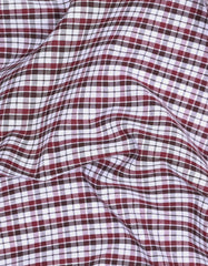 Check Maroon Tailored Smart Fit Shirt FS1062SF-16